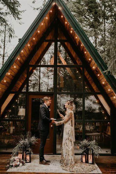 Cabin Wedding Ideas Small