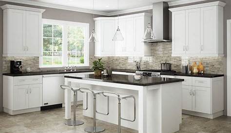 White Beadboard Kitchen Doors at