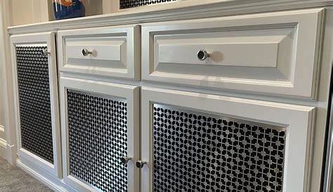 Cabinet Doors With Metal Inserts Pin On // Our Products