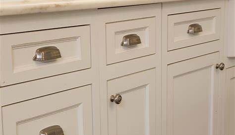 Cabinet Hardware On White Cabinets Kitchen With Black Countertopsnews