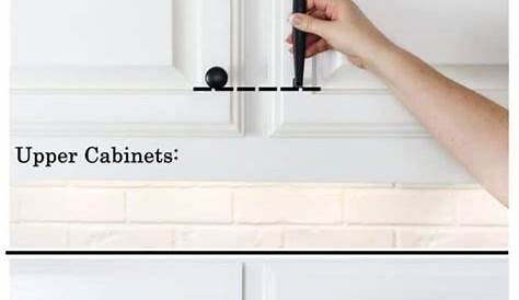 Cabinet Hardware Placement Standards 25+ What Size Pull For Kitchen