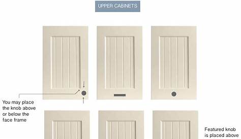 Cabinet Hardware Placement Guide For Shaker