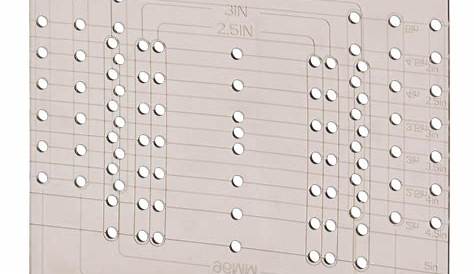 Cabinet Hardware Template Printable Pin On Kitchen