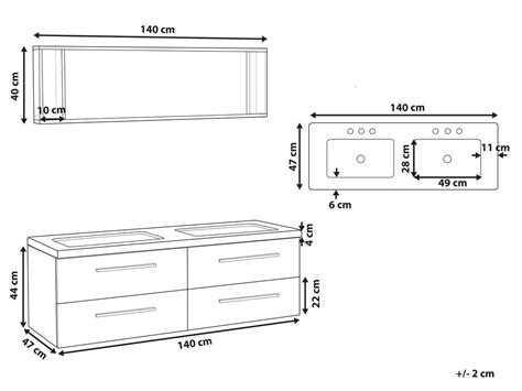 Cabinet Dimensions Malaga