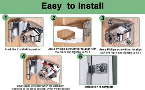 Cabinet Door Lock Hinge