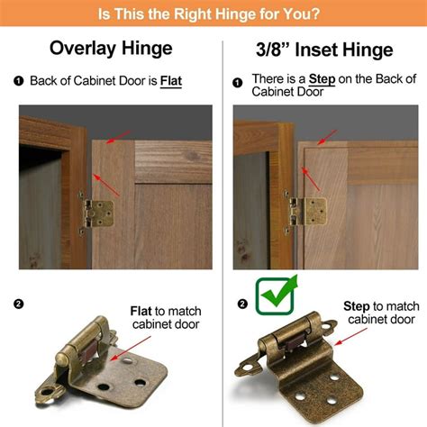 cabinet hinge flush door