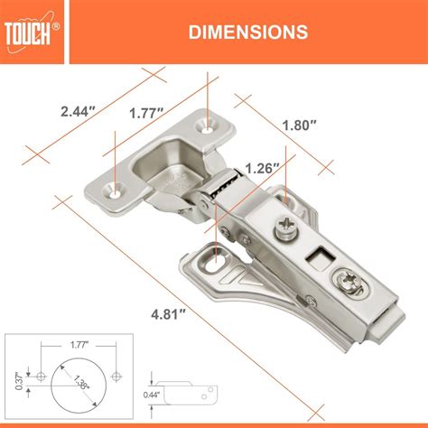 Cabinet Hinge Sizes Explained