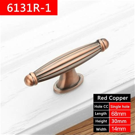 Cabinet Knobs Red Copper