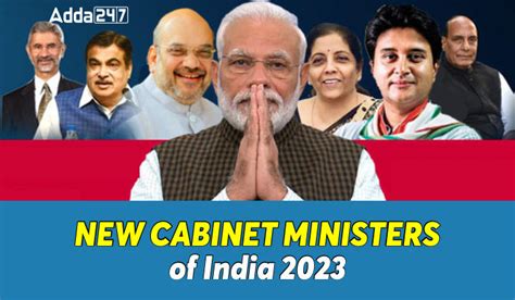 cabinet ministers of india 2023