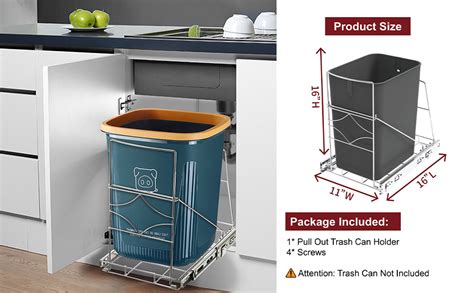 cabinet pull out garbage can