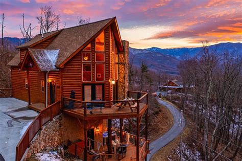 cabins with mountain views near me
