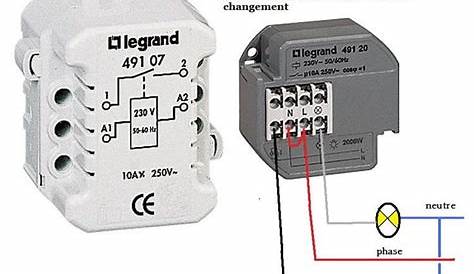 Cablage Telerupteur Legrand 491 20 Télérupteur [Résolu] Electricité
