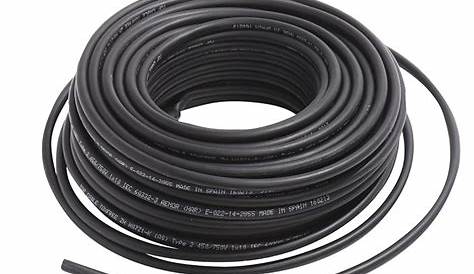 Cable Lexman Negro 6mm2 Ref. 17917634 Leroy Merlin