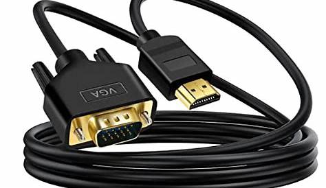 Cable Vga Hdmi Prix Maroc Adaptateur HDMI Vers VGA Convertisseur HDMI Mâle à VGA