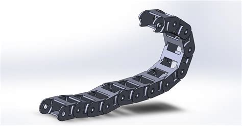 Cable Drag Chain Cad Model