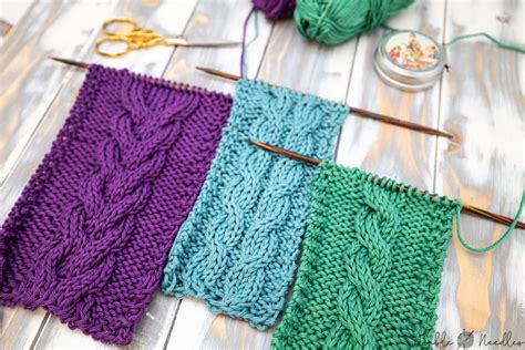Cable Knit Stitch Library