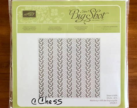 Cable Knit Sweater Embossing Folder