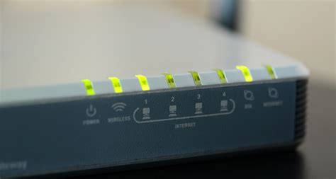 Cable Modem Blinking Link Light