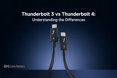 Cable Thunderbolt 3 Vs 4