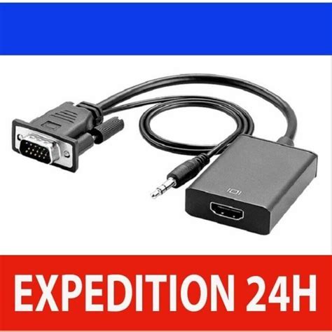 Cable Vga Vers Hdmi Cdiscount