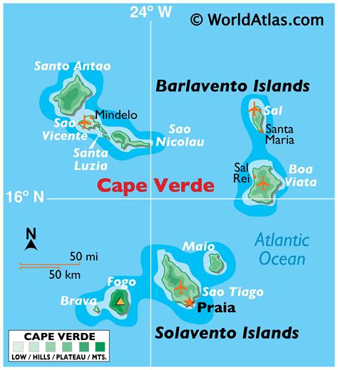 cabo verde map