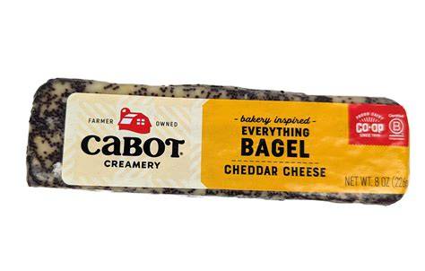 Cabot Cheese, Cheddar, Everything Bagel (8 oz) Delivery or Pickup Near