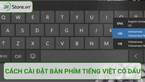 cach cai dat ban phim tieng viet cho may tinh