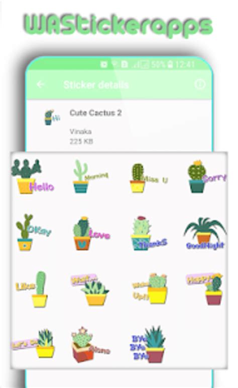 Cactus Stickers Android