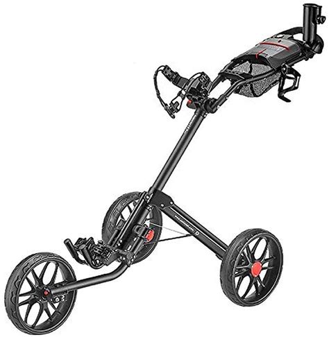 CaddyTek Caddylite 15.3 V2 Deluxe QuadFold Golf Push Cart YouTube