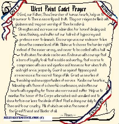 cadet prayer west point