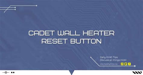 Where Is The RV Water Heater Reset Button And How To Use It?