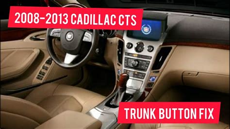 Cadillac CTS Trunk Lid Release Switch. W/O CTS V 84246441 GM Parts