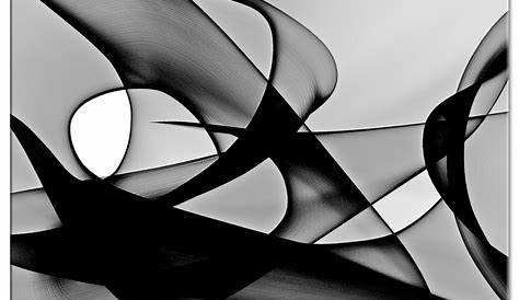 Cadre Moderne Noir Et Blanc Géométrique De Photo