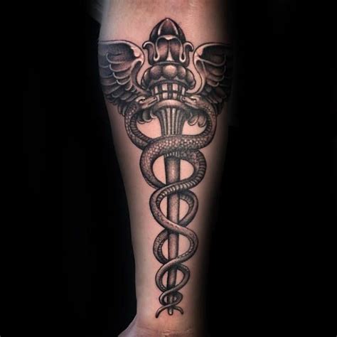 Caduceus Tattoo Designs