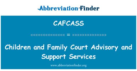 cafcass meaning