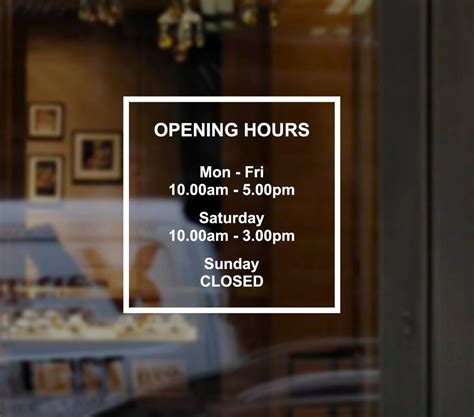 Cafe 8 Opening Hours