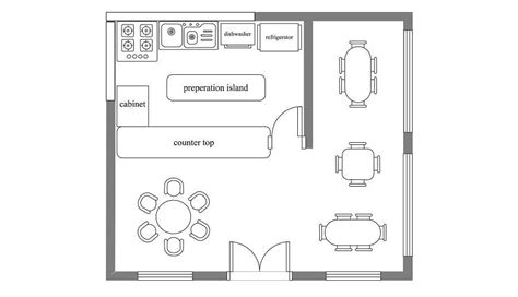 Cafe Floor Plans Professional Building Drawing
