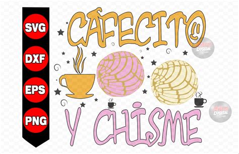 Art & Collectibles Cricut Cafecito & Chisme Full Wrap Svg Coffee Ring