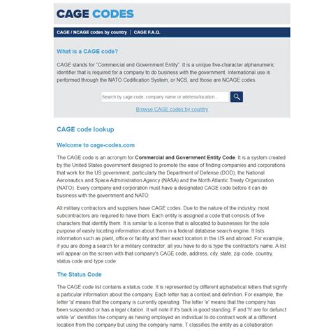 cage code for caprice electronics inc