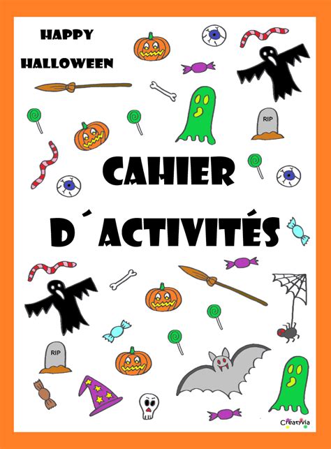 cahier d activité halloween à imprimer maternelle