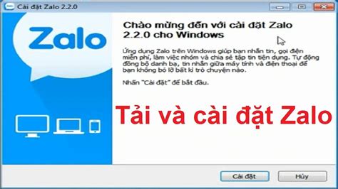 cai dat zalo web