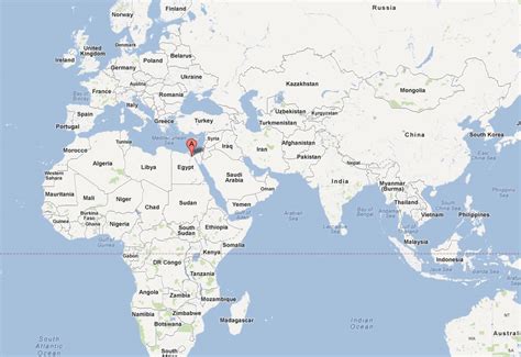 Cairo Travel Concept Country Name On The Political World Map Very Macro CloseUp View Stock