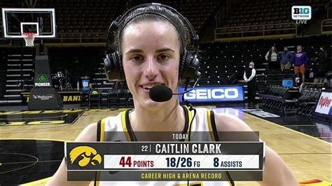 caitlin clark after game interview