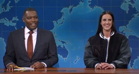 caitlin clark on snl last night