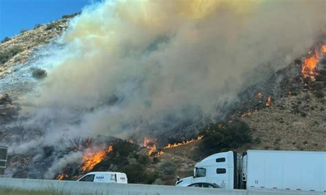 Cajon Pass Brush Fire