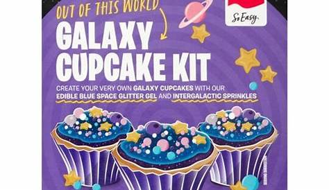Cake Decor Galaxy Cupcake Kit s With A Trick! VIDEO Sweet And