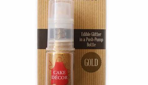 Cake Decor Gold Spray Décor Glitter Wilko