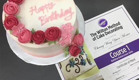 Cake Decorating Course Singapore Learn To Decorate A With A Wilton Method