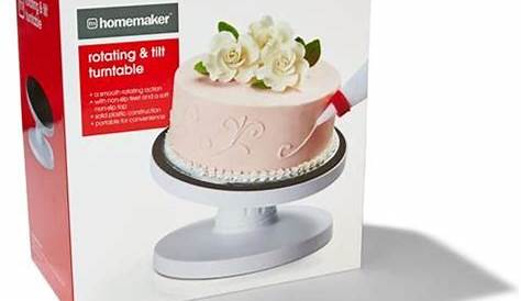 Cake Decorating Kmart Spin & Tilt Turntable Turntable Cupcake