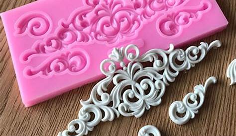 Cake Decorating Molds Global PA F MOLDS Blog Sugarcraft Polymer Clay Border